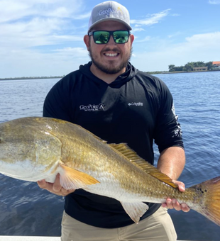 Captain Cameron leads the way to Redfish treasures